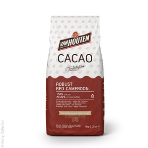 BARRY Cacao Powder Rouge Ultime ชื่อใหม่ของ Van Houten Red Cameroon แวนฮูเต็น เรด แคมเมอรูน ผงโกโก้ 100%